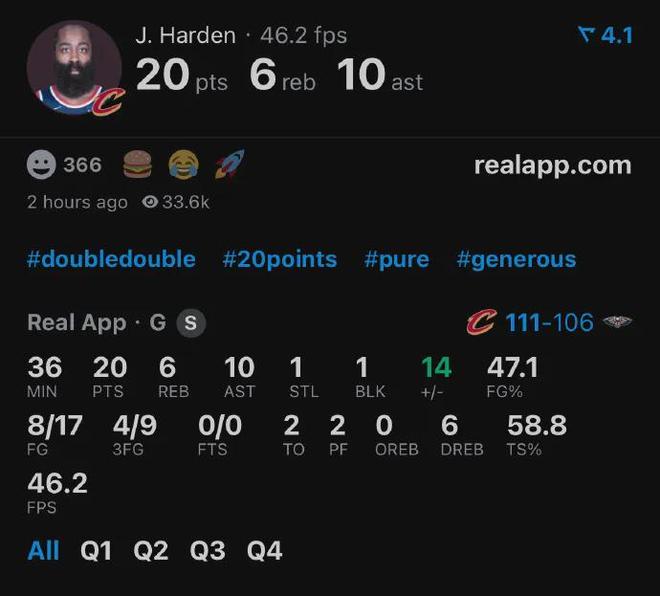 加兰首秀创快船队史纪录 哈登交易后骑士战绩飙
