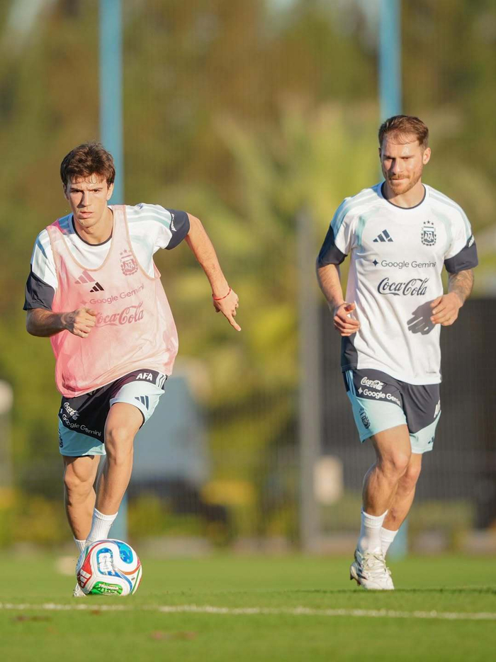 阿根廷国家队备战世界杯迎战毛里塔尼亚首战训